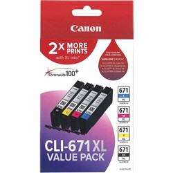 CANON CLI671XL VALUE PACK