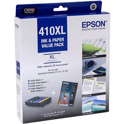 EPSON INK CARTRIDGE 410XL INK VALUE PACK High Yield