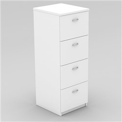 OM FILING CABINET W468 x D510 x H1320mm White