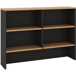 OM HUTCH W1500 x D325 x H1080mm Beech Charcoal