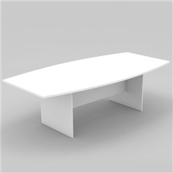 OM BOARDROOM TABLE BASE W2400 x D1200 x H720mm White