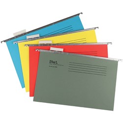 STAT SUSPENSION FILE FOOLSCAP With Index And Tabs Assorted
