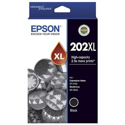 EPSON 202XL BLACK HIGH YIELD BLACK INK CARTRIDGE