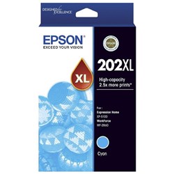 EPSON INK CARTRIDGE 202XL High Yield Cyan