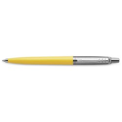 Parker Jotter Originals Ballpoint Pen Yellow Barrel Stainless Clip Refill Blue