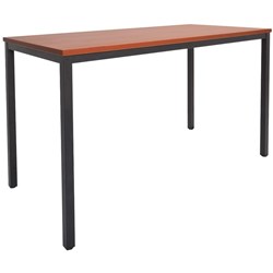 Rapidline Tall Drafting Table 1800Wx900Dx900mmH Black Frame Cherry Top