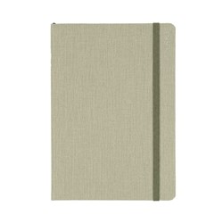 Debden Designer Diary Day To A Page A5 Textured Fabric Green