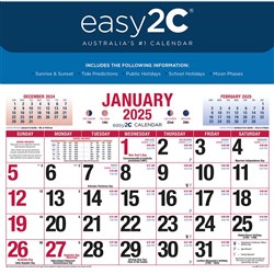 Ese-2C Magnetic Calendar 210X223mm