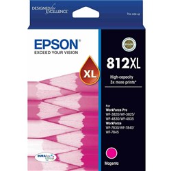 Epson 812XL DURABrite Ultra Ink Cartridge High Cap Magenta