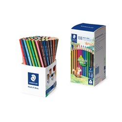 Staedtler Noris Colour Triangular Coloured Pencils Pack of 108 Assorted Colours