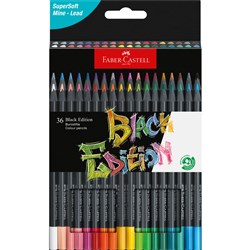 Colour Eco Pencil Black Edition Assorted Colours Box of 36