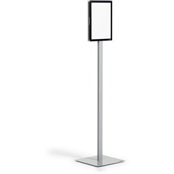 Durable Floorstand Info Stand Basic A4 Grey