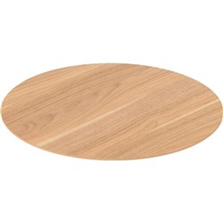 OM Premier Round Meeting Table Top D900mm Virginia Walnut