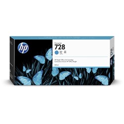 HP 728 300ml Cyan DesignJet Ink Cartridge F9K17A