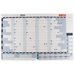 Office Choice Wall Planner  Year To View 871 x 610 mm White and Blue