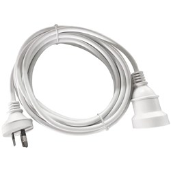 8Ware Power Extension Cable Male to Female 3m Black