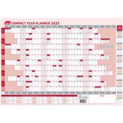 Sasco Compact Planner 594X420mm Year to View