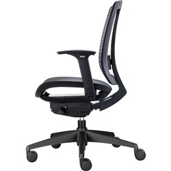 Rapid Oasis Chair with arms Mesh Back and Seat Black 135kg weight rating