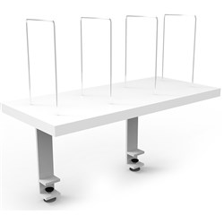 Rapid Clamp Mount Shelf 475Hx600Wx270mmD Natural White and White