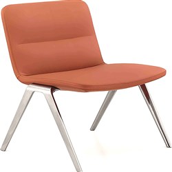 NTS Bondi Visitor Chair Orange Leather