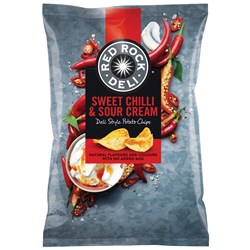 Red Rock Deli Potato Chips Sweet Chilli 165g