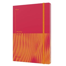 Jumble & Co Schedule And Scribbles Undated Diary A5 Week To View Teal