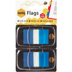 MARBIG FLAGS COLOURED TIP Blue