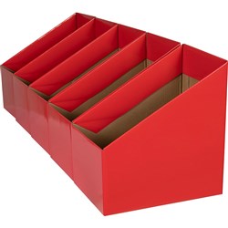 MARBIG BOOK BOXES LARGE RED PKT5