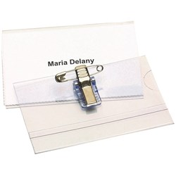 MARBIG CONVENTION CARD HOLDERS With Pin & Clip