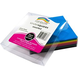 KINDER SHAPES Glossy Paper 127mm Square Pack 360 Shts