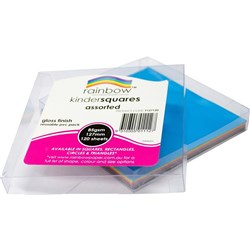 KINDER SHAPES Glossy Paper 127mm Square Pack 120 Shts