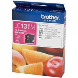 BROTHER LC131C MAGENTA INKJET CARTRIDGE 300pg