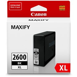 CANON PGI2600XL BLACK INK CARTRIDGE 2.5K pgs 2600XL