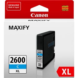 CANON PGI2600XL CYAN INK TANK 1.5K pgs