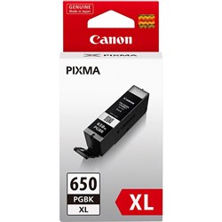 CANON PGI650XLBK XL INK TANK Pigment Black XL iP7260 MG6360 650 XL