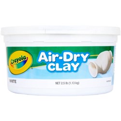 Crayola Air Dry Clay White 1.13kg 575050