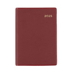 DIARY A7 DAY TO PAGE BURGUNDY