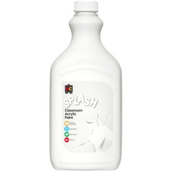 EC CLASSROOM SPLASH PAINT 2 LITRE SNOWBALL WHITE
