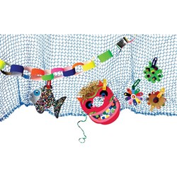 EC DECORATIVE FISHNET Blue 6x1 8mt