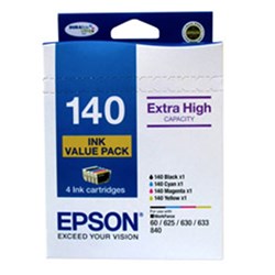 EPSON 140 VALUE PACK FOR WORKFORCE 625/630/633