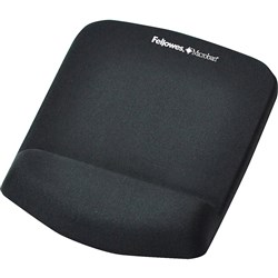 FELLOWES MOUSE PAD WRIST REST Plush Touch Features Microban