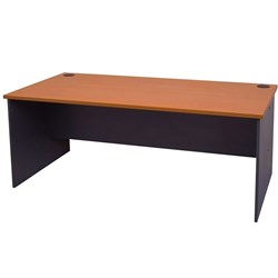 RAPID WORKER OPEN DESK 1800 x 900 CHERRY & IRONSTONE