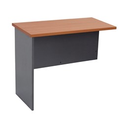 RAPID WORKER DESK RETURN 450 x 900 CHERRY & IRONSTONE