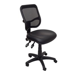 MESH BACK FABRIC SEAT BLACK ERGONOMIC CHAIR