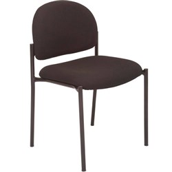 VIVA VISITOR CHAIR FABRIC BLACK