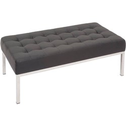 VENUS OTTOMAN 1000 x 500 CHROME FRAME