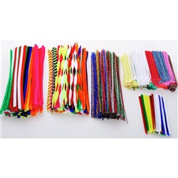JASART PIPE CLEANERS Chenille Asstd Cols 1.2x30cm PKT100