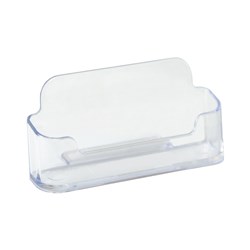 Deflect-o Business Card Holder Single landscape pocket Single land