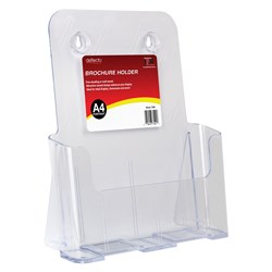 Deflecto-o Brochure Holder A4 Free Standing or wall mount A4