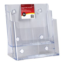 DEFLECT-O BROCHURE HOLDERS A4 A4 2 Tier F/Stand or W/Mount